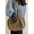 thumbnail image 6 of CoCopeaunt Retro Canvas Hobo Shoulder Bag for Men Women Teen Fashion Crossbody Bag Satchel, 6 of 7