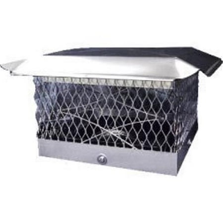 

Lindemann Chimney Supply 102718CA The Top Damper Plus - 18 x 18 in. & 0.62 in. Screen