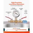 thumbnail image 3 of VEVOR 15 Gallon Vacuum Chamber, Aluminum Alloy, Vacuum Degassing Chamber with Tempered Glass Lid, Hose, Air Filter, for Resin Casting, Stabilizing Wood, 3 of 9