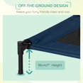 thumbnail image 3 of DElevated Pet Bed Dog Cat Cot Cozy Beds Camping Comfortable and, 3 of 9