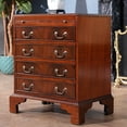 thumbnail image 5 of Small Mahogany Campaign Chest, 5 of 11