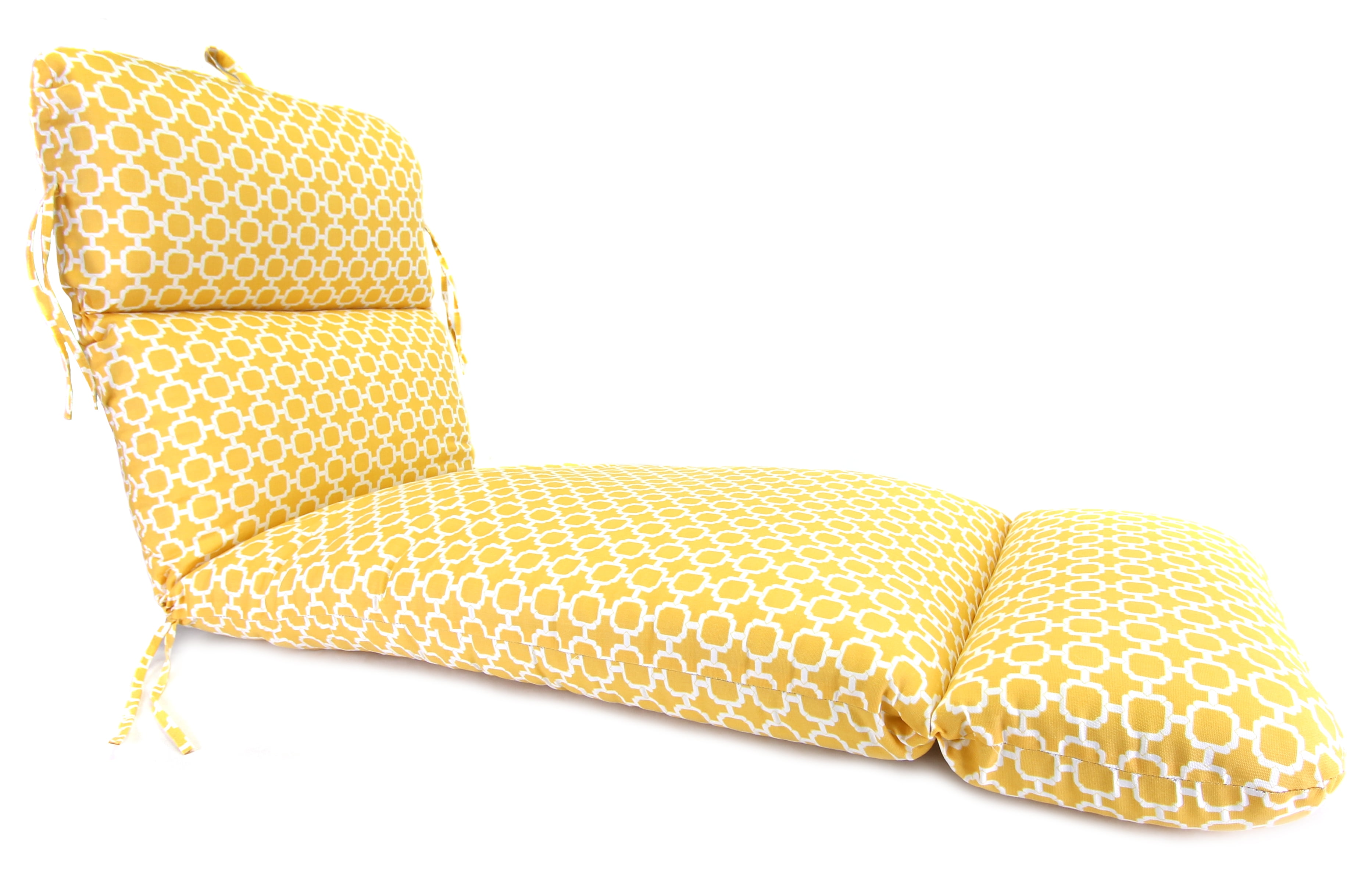 Jordan Manufacturing Hockley Outdoor Chaise Lounge Cushion, Banana, 74