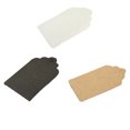 thumbnail image 2 of 100Pcs Label Kraft Paper Blank Hang Gift Tags Christmas Wedding Party Favor Notes Solid Gift Card Xingzhi, 2 of 9