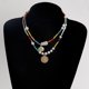 thumbnail image 3 of Gold Bohemian Colorful Rice Beads Beach Shell Pendant Necklace Clash Color Necklace For Women Girl Gifts Jewelry, 3 of 5