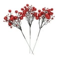 thumbnail image 4 of HOOWIFFY 3pcs Simulation Berries Artificial Berries Pick Red PVC For Company Events, 4 of 8