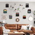 thumbnail image 4 of Invisibility Floating Book Shelves for Wall, Loads 60LBS, Vertical Spine Book Tower Floating Bookshelves 2 Pack, 4 of 8