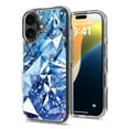 thumbnail image 2 of For Samsung Galaxy S24 FE /Fan Edition Hybrid Fashion Stylish Trendy Picture Design Hard Back PC Shockproof TPU Slim Protective Phone Case Cover by Xpression - Marble Blue White, 2 of 8