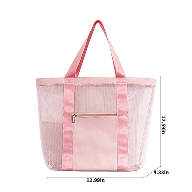 taicans Mesh Beach Tote Bag,Mesh Beach Bag,Large Beach Tote Bags