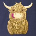 thumbnail image 3 of CafePress - Happy Highland Cow Long Sleeve T Shirt - Long Sleeve Dark T-Shirt, 3 of 4
