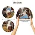 thumbnail image 5 of Sigee Countryside Flower Cow for Hair Wrap Adjustable Sleep Cap for Hair Protection and Comfort, Adjustable Night Cap for Women, 5 of 6