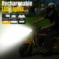thumbnail image 4 of Pescroa 99cc Gas Powered Mini Dirt Bike, 21MPH Off-Road Motorcycle for Kids and Adults, Dual Disc Brakes, Rear Suspension, As Gifts for Kids, 4 of 8
