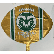 18" COLORADO STATE RAMS Football Balloon • Party Supplies Decorations Foil Mylar Balloon
