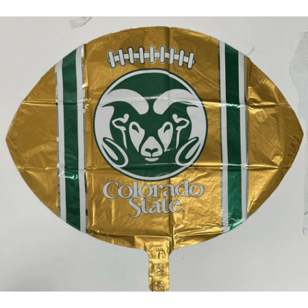 18" COLORADO STATE RAMS Football Balloon • Party Supplies Decorations Foil Mylar Balloon