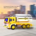 thumbnail image 3 of JoyABit Friction Powered Oil Tanker Truck Toy - Push and Go Truck - Lights and Sound, 3 of 6