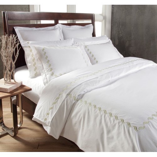 Westport Home Scroll 3 Piece Duvet Cover Set