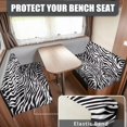 thumbnail image 2 of Zebra Stripes Rv Sofa Split Seat Cover 2 Pcs Set Elastic Rv Couch Cover Replacement Portable Couch Cushion Covers Sofa Furniture Protector, 2 of 7