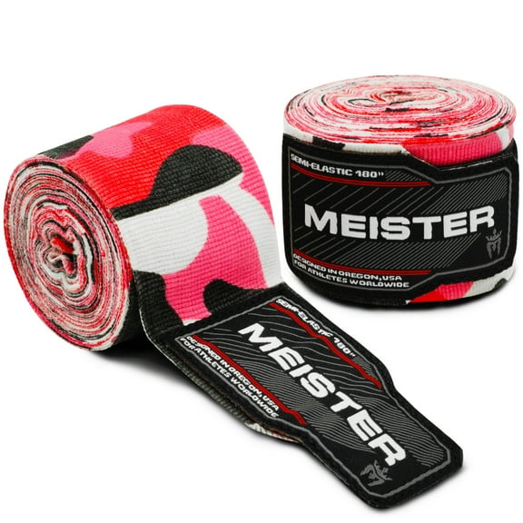 Meister 180" Semi-Elastic MMA Hand Wraps (Pair)