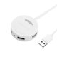 thumbnail image 1 of ONTEN OTN-5208 USB2.0 to 4 Port USB2.0 Hub OTG Adapter with Micro USB Power Supply Port - Black, 1 of 5