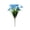 Blue, variant on 1Pc Fake Lily Artificial Flowers 13.6 inch Plastic Cemetery Faux Flowers Real Touch White Lily Fake Spring Flower for Wedding Easter Party Home Decoration (Yellow)