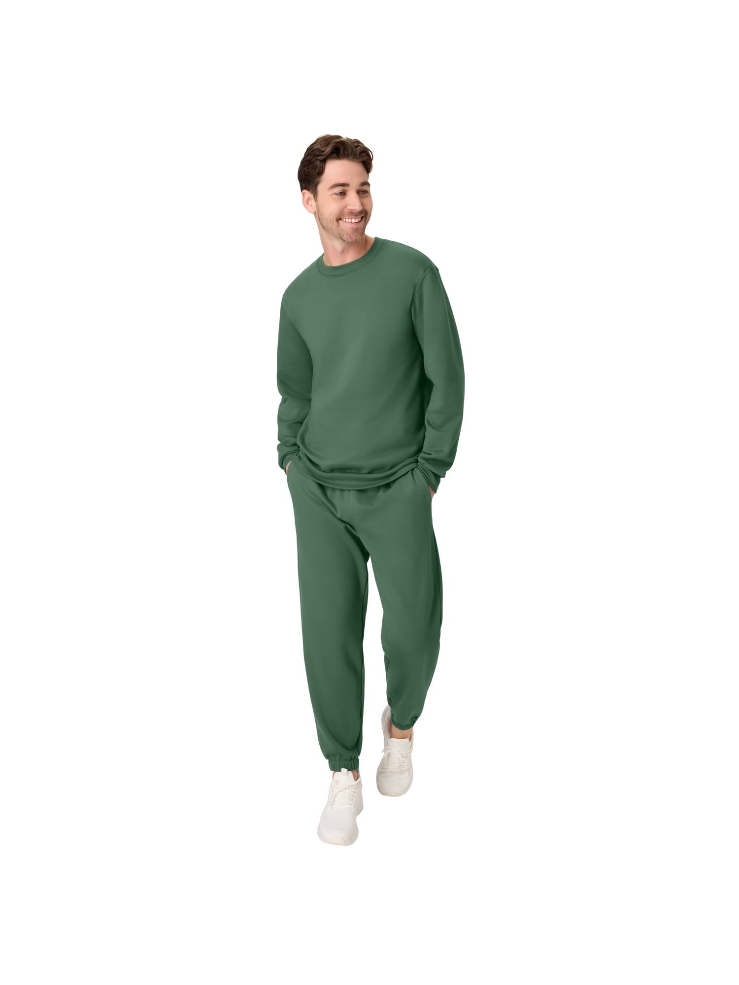 Hanes Men's & Big Men's Essentials Fleece Crewneck Sweatshirt, Sizes S-5XL