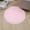 Pink, variant on Small Round Fluffy Area Rug for Bedroom Cute Shaggy Circle Area Rug Soft Furry Floor Carpet for Nursery Living Room Bedroom Playroom Dorm Indoor Home Decor 16 Inch