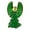 Green Angel (Hands Side) Pin, variant on 12 pieces 2" Custom Activity Scouts Applique Fun Patches - Green Knight (Standing) Pin