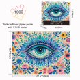 thumbnail image 2 of Puzzle GIVEITALL Flower Eyes 1000 piezas para adultos y niños, 2 of 7