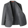 thumbnail image 3 of ETHAN 3 Pieces Boys Suits for Wedding Prom Deep Grey Tuxedo Outfit Elegant Slim Fit Formal for Boys 8, 3 of 7