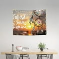 thumbnail image 2 of Kdxio Follow Your Dream Dreamcatcher Wall Hanging Tapestries Banner For Bedroom College Dorm Home Living Room Party Decor 29X37 In, 2 of 8
