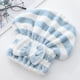 thumbnail image 4 of Gorro de microfibra con lazo de terciopelo para secador de pelo | Toalla absorbente y suave para secar el cabello | Envoltura para cabezal de ducha de secado rápido | Maquillaje facial para spa y, 4 of 6