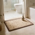 thumbnail image 4 of JHyouerji Floral Print Bath Mats Absorbent Bath Rug Non Slip Floor Rug for Kitchen Bathroom Laundry Bedroom Living Room Decor, 4 of 7