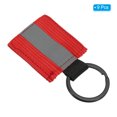 thumbnail image 3 of Uxcell Reflective Keychain Tags, Reflective Zipper Pulls Nylon Keychain High Visibility Reflectors Tags Red, 3 of 7