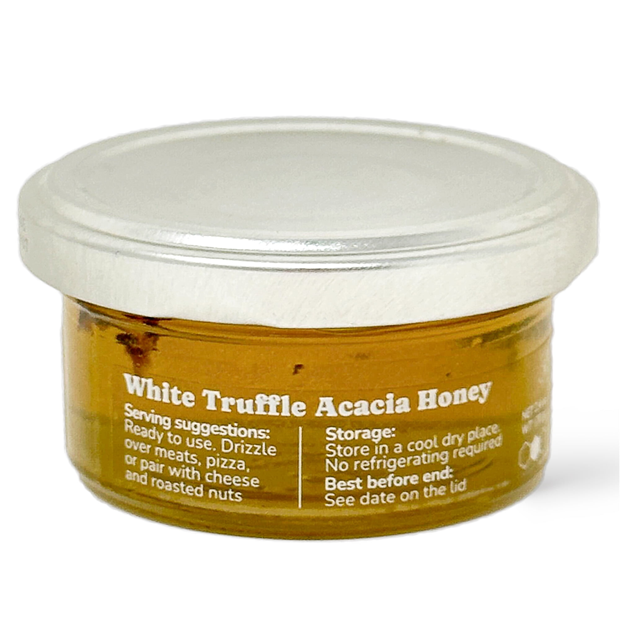 White Truffle Acacia Honey, 70gr – Perfect Pairing for Cheese (Pack of 4) - by Food To Live