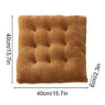 thumbnail image 3 of Yannianjz under $5 Floor Cushions for Adults, Cute Comfy Plush Pillows Seating for Meditation, Square Tufted Cushion, Living Room, Fireplace, Reading Nook, Aqua, 3 of 6