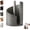 Gray, variant on Modern Mountain Design Paper Towel Holder, Spiral Kitchen Countertop Dispenser with Mango Wood Base & Iron Accents