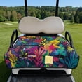 thumbnail image 2 of Pzuqiu 2-Person Seater Protector for Golf Cart Universal Fit Comfortable, Compatible with Outdoor Club Carts Quilted Golf Cart Seat Covers, 2 of 9