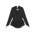 thumbnail image 6 of iEFiEL Kids Girls Long Sleeve Glitters Mesh Tutu Figure Ice Skating Dance Dress Royal Blue 16, 6 of 7