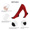 thumbnail image 5 of Rateoe Ladybug Pattern Compression Socks for Women and Men 20-30mmHg-Circulation Support Socks Knee High Nurse Pregnant Running Medical and Travel Athletic, 5 of 7