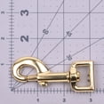 thumbnail image 3 of 25 - Country Brook Design® 5/8 Inch Brass Plated Heavy Swivel Snap Hooks, 3 of 6