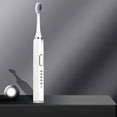thumbnail image 4 of VBXOAE Smart Electric Toothbrush with 6 Replacement Brush Heads 5 Cleaning Modes IPX7 Waterproof Fast USB Charging 800mAh Battery for Adults Travel Home Use, 4 of 7