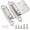 Brushed Nickel-50 Pack, variant on Brushed Nickel 60 Pack Cabinet Hinges, 1/2 Inch Overlay Self Closing Flush Mount For Kitchen Cabinet Doors