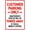 Warning Sign 1, variant on Doctor Parking Only Sign - 8"x12" Metal Medical Parking Decor for Home Office Enterprise