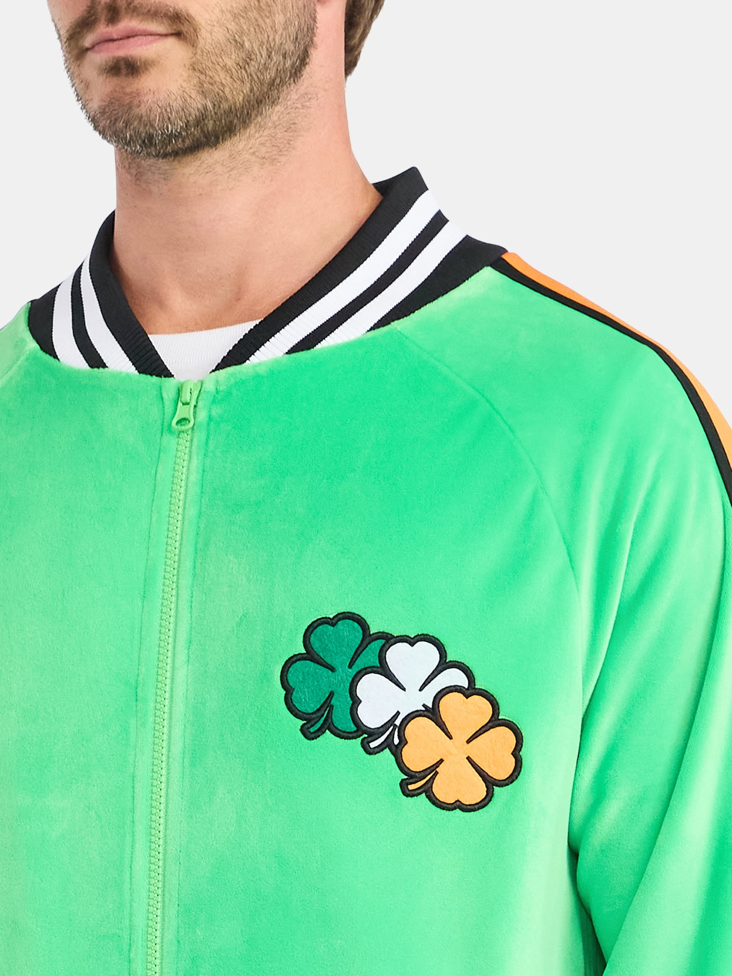 St. Patrick's Day Parade Men and Big Men's Tracksuit Set from Jolly Knits, 2-Piece, Sizes S-3XL