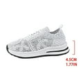 thumbnail image 5 of Women's Walking Running Shoes Vintage Crochet Knit Lace up Casual Fashion Sneakers Comfortable Work Shoes for Women, 5 of 7