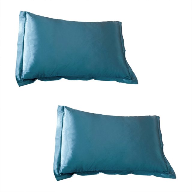 Clearance! Solid Color Faux Silk Pillowcase Silk No Zipper Envelope Pillow Pillow Cover