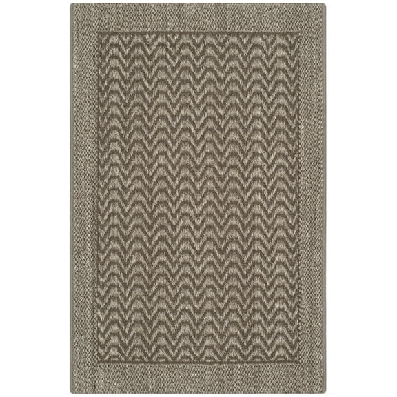 SAFAVIEH Palm Beach Adalyn Geometric Area Rug, Silver, 2' x 3'