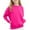 Hot Pink, variant on Oversized Sweatshirt Girls Casual Crew Neck Sherpa Fuzzy Fleece Hoodies Drop Shoulder Long Sleeve Pullover Sweatshirts  (Blue, 9-10 Years)