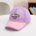 thumbnail image 2 of Toddler Hat Cute Letter Embroidery Baby Baseball Cap Adjustable Hiking Toddler Hats Boys 2-8 Years Kids Clothes, 2 of 5