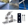 thumbnail image 1 of Elevación giratoria del panel solar con soporte angular Accesorio de montaje en techo Soporte fotovoltaico Accesorios del sistema de paneles solares KqK, 1 of 5