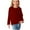 Wine, variant on Tumotour Pullover Sweatshirts For Girls Crew Neck Long Sleeve Tops 2024 Fall Fashion Oversized Casual Solid Color Comfortable Loose Fit Fashion Pullover Tops